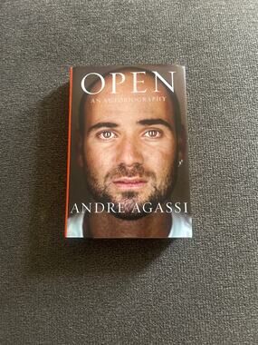 Open: An Autobiography by Andre Agassi Hardcover Book New